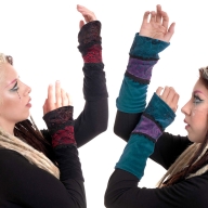 Velvet and Lace Gothic Faerie Arm Warmers Armwarmers - Avey Armwarmers (AS7049) by Altshop UK