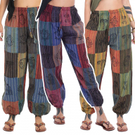 Patchwork Hippy Trousers - Patchwork Trousers (RGPABA2)