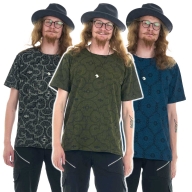 Mens Geometric Tee Shirt, Shipibo Ayahuasca Teeshirt - Geo Tee (ROKGET) by Altshop UK