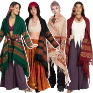 Tribal Blanket Cardigan Wrap - Kullu Cardigan (ROKULLU) by Altshop UK