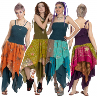 Upcycled Sari Sequin Fairy Dress - Poetry Dress (SDPOED) by Altshop UK