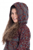 Cosy Paisley Blanket Hoodie in Burgundy - Blanket Jumper Hoodie (RS2BJHO) by Altshop UK