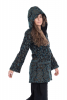 Cosy Boho Blanket Hooded Coat in Blue - Tangles Jacket (RS2TAN) by Altshop UK