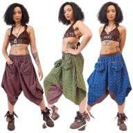 Hippy Harem Pants with Front Pockets - Cathay Ali Babas (RZCATA) by Altshop UK