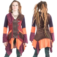 Velvet Patchwork Jacket, Woodland Fairy Jacket - Tinker Bell Cardigan (WCA1016) by Altshop UK